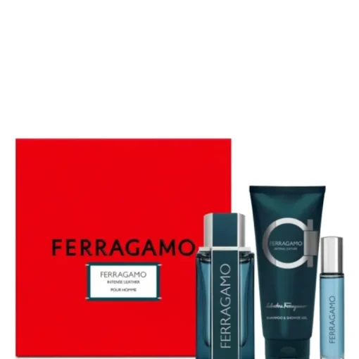 Ferragamo Intense Leather Confezione 100 ML Eau de Parfum + 100 ML Sho