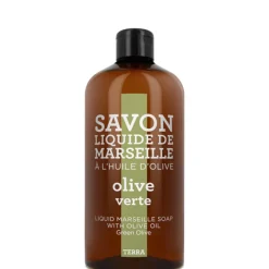 TERRA - Olive Verte Savon Liquide de Marseille Recharge 1000 ML